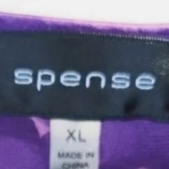 💜🪻💜 Sultry Rich Amethyst Purple Silky Satin Drape Neck Camisole Tank Top - XL - Picture 15 of 15